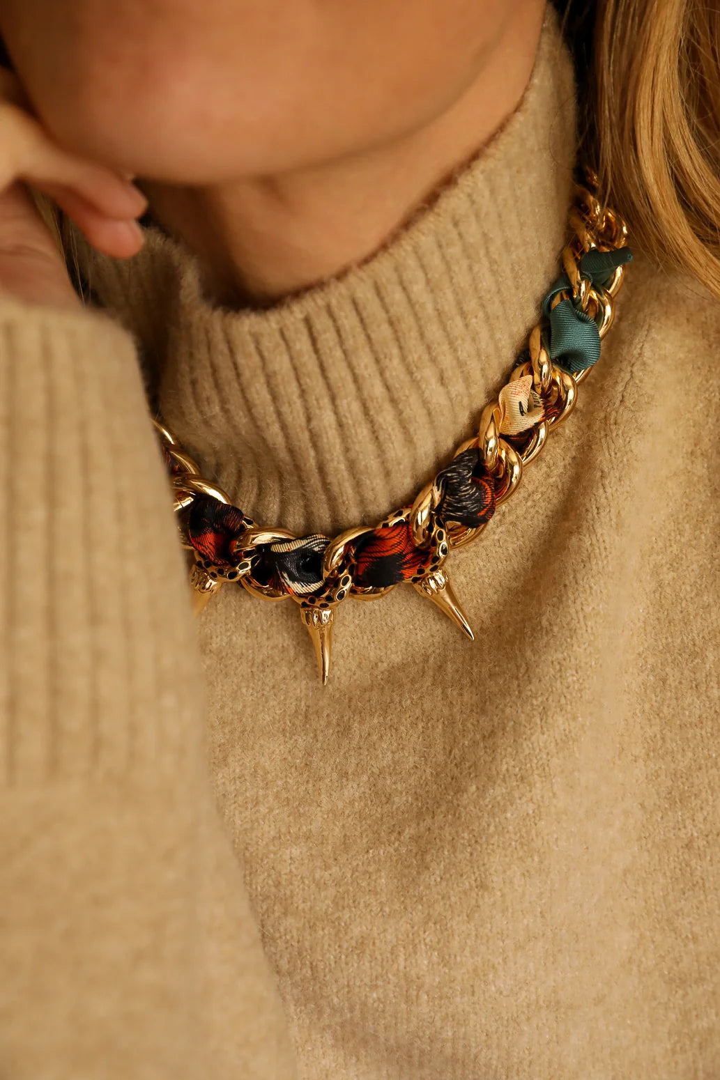Collier Léopard 金色獵豹項鍊