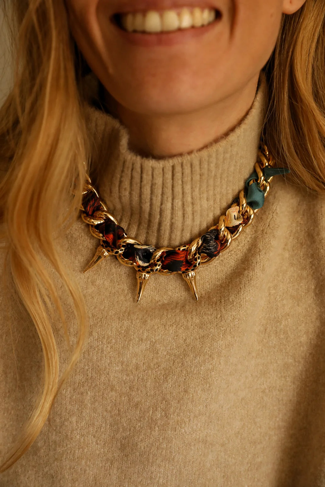Collier Léopard 金色獵豹項鍊
