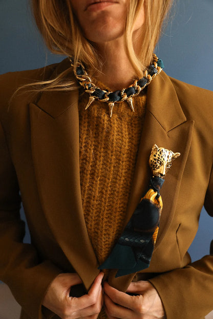 Collier Léopard 金色獵豹項鍊
