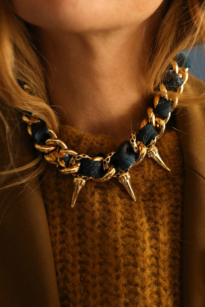 Collier Léopard 金色獵豹項鍊