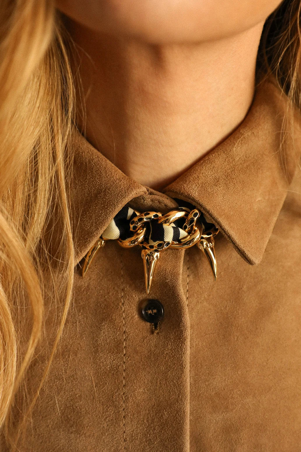 Collier Léopard 金色獵豹項鍊