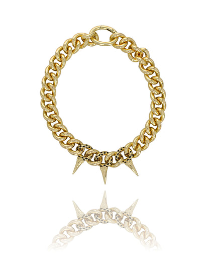 Collier Léopard 金色獵豹項鍊