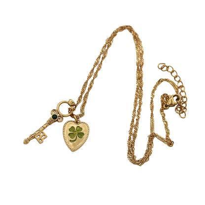 Sacha Coeur Key Necklace