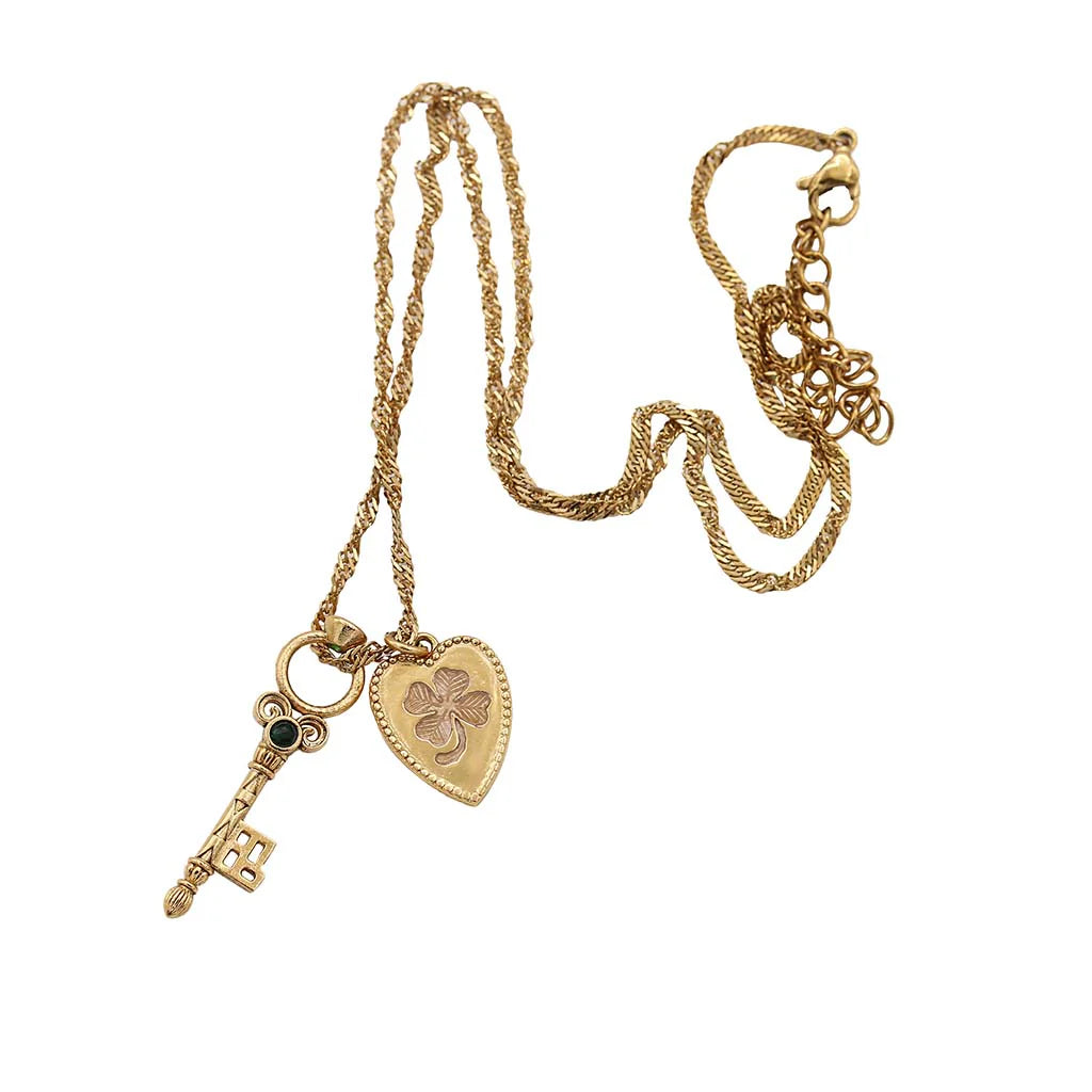 Sacha Coeur Key Necklace