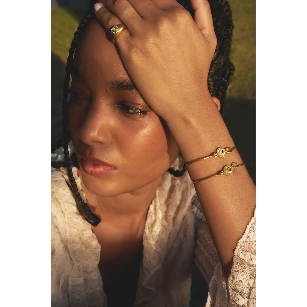 Dolie Cœur Strass Heart Ring