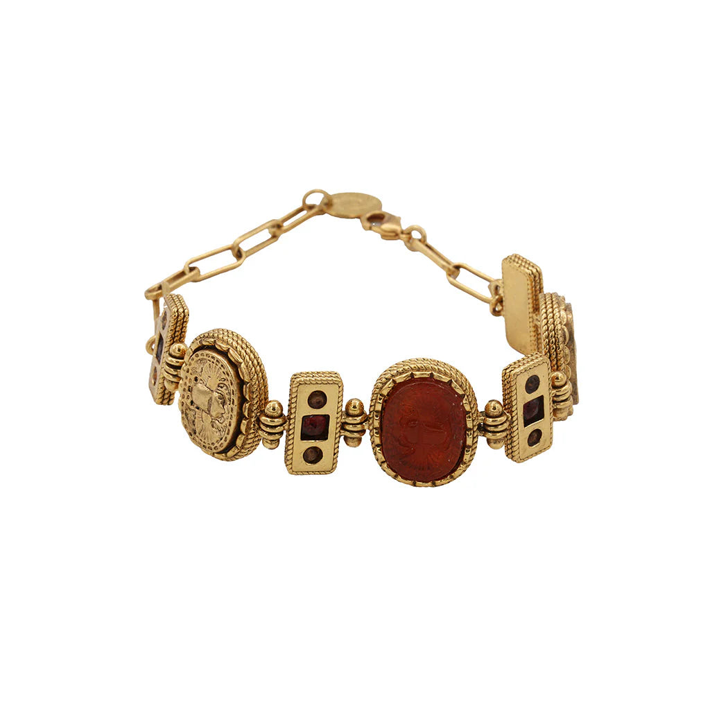 Gourmette Zana Amulet Bracelet