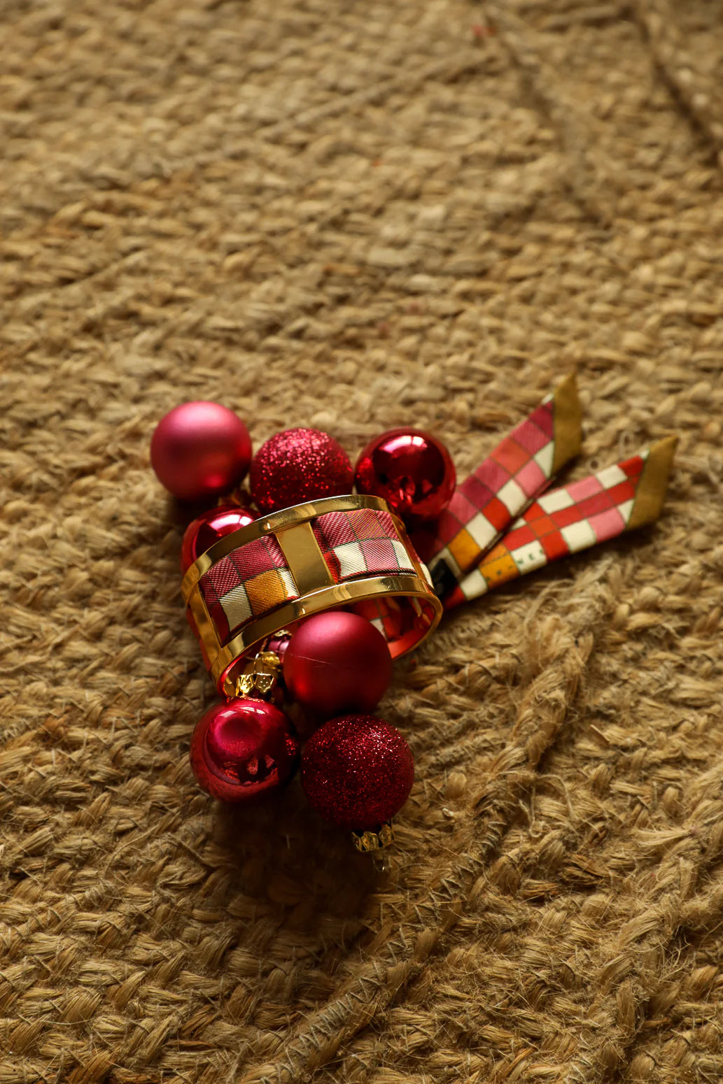Tartan Plaid 2cm Ribbon Bracelet
