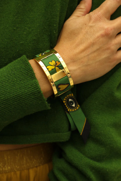 Luckyou Lucky Horseshoe 2cm Ribbon Bracelet