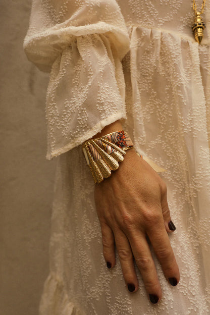 Adresse Inconnue neige Unknown Territory 2cm Ribbon Bracelet