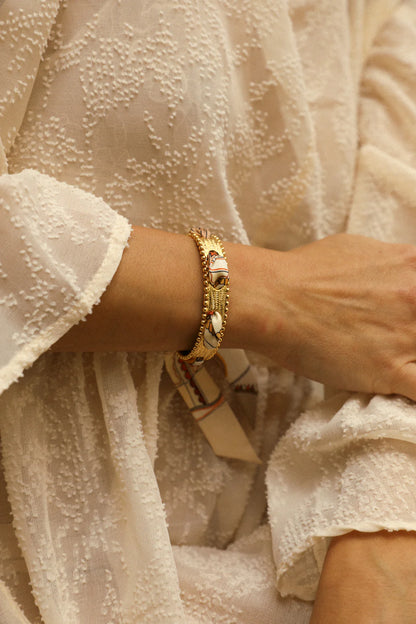 Adresse Inconnue neige Unknown Territory 2cm Ribbon Bracelet