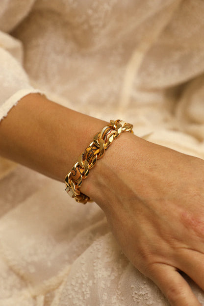 Adresse Inconnue Snow Unknown Land 1cm Ribbon Bracelet