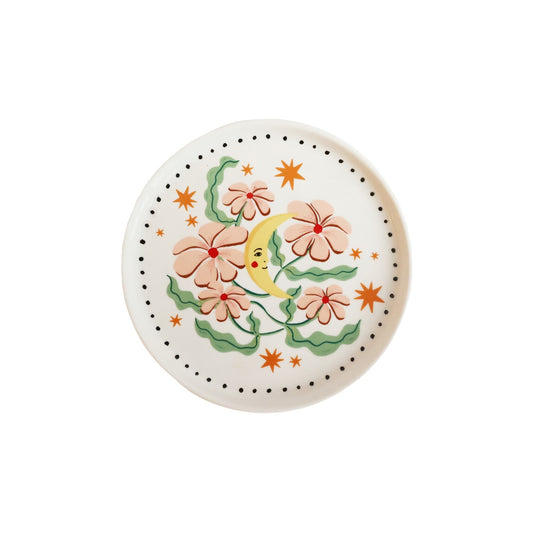 Flowers 花卉月亮小盤