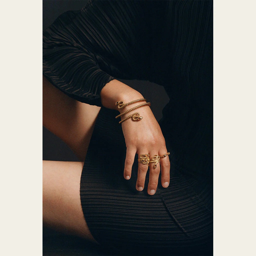 Sissi Double Head Snake Ring