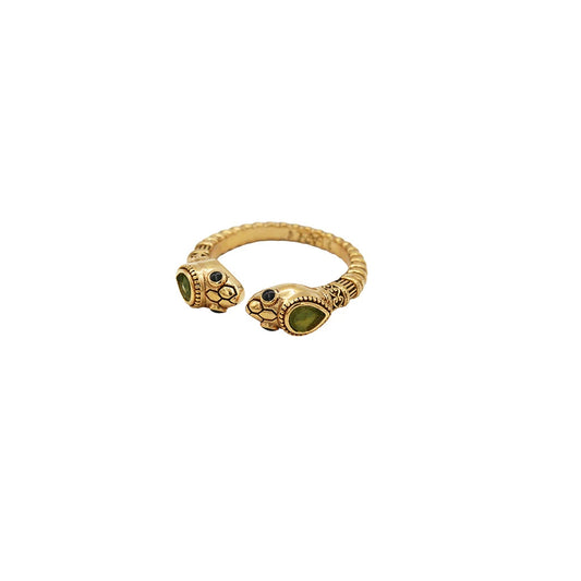 Sissi Double Head Snake Ring