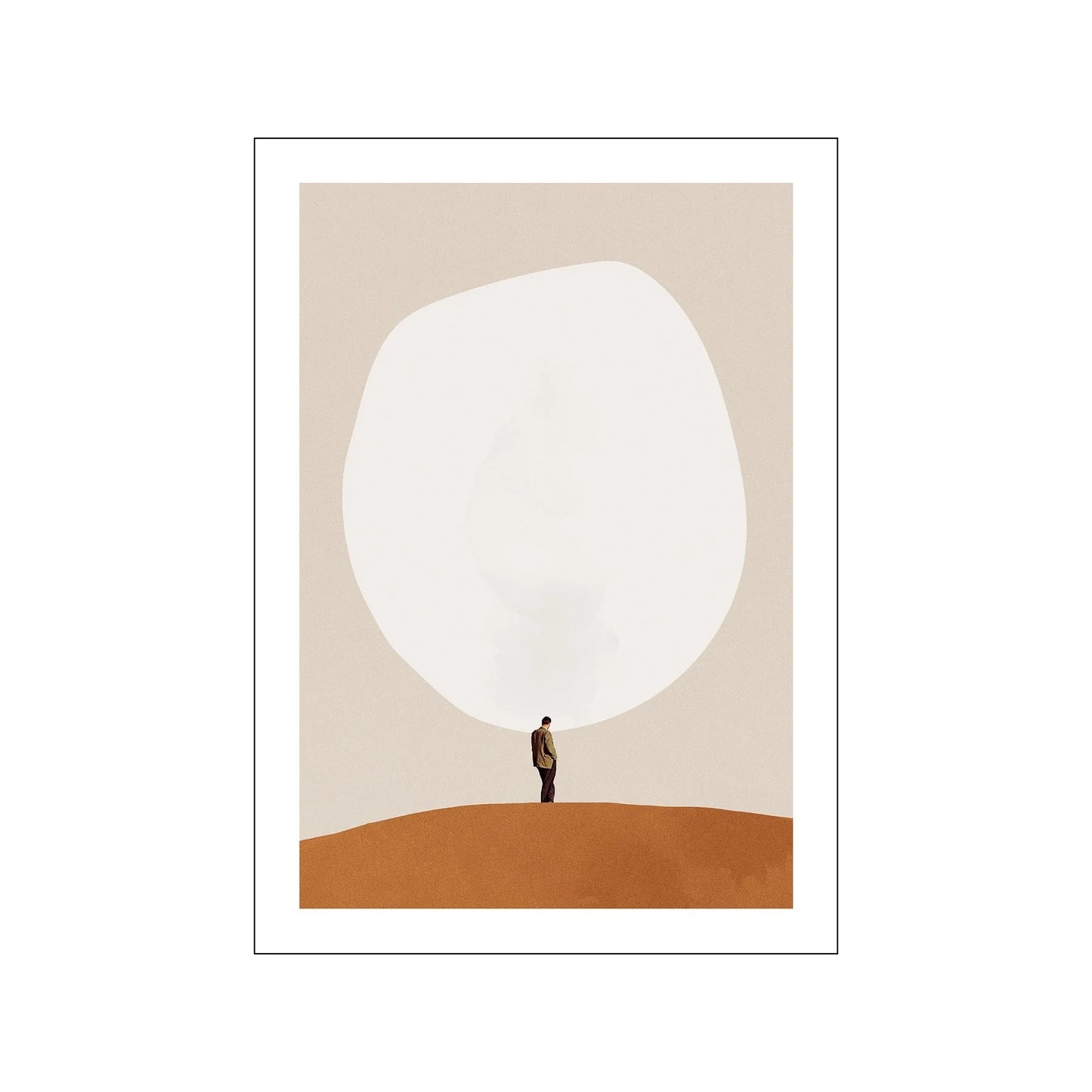Maarten Léon - Overthinking - 30 x 40 cm