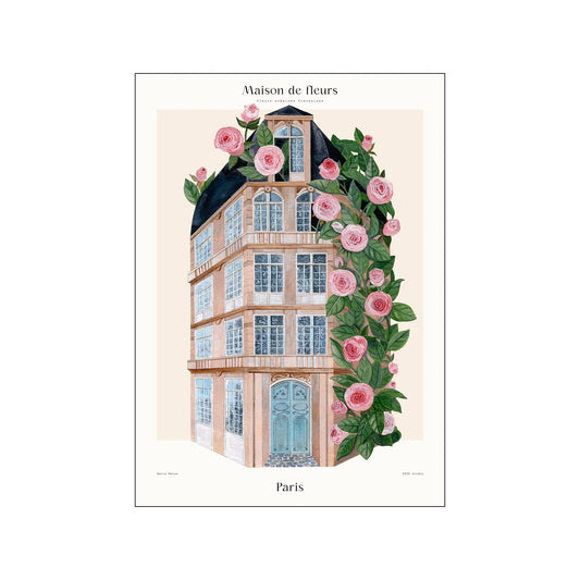 Matos - Maison de eurs - Paris - 30 x 40 cm