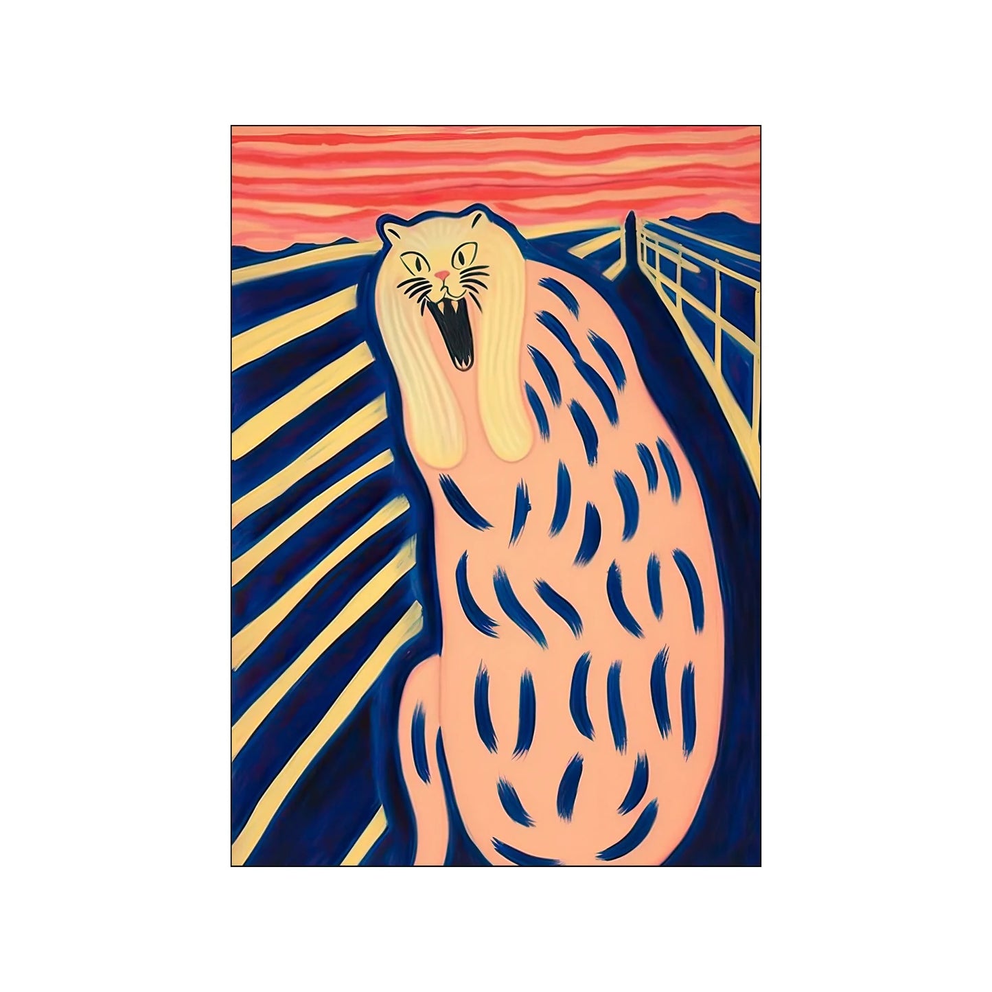 PinkCat - 30 x 40 cm