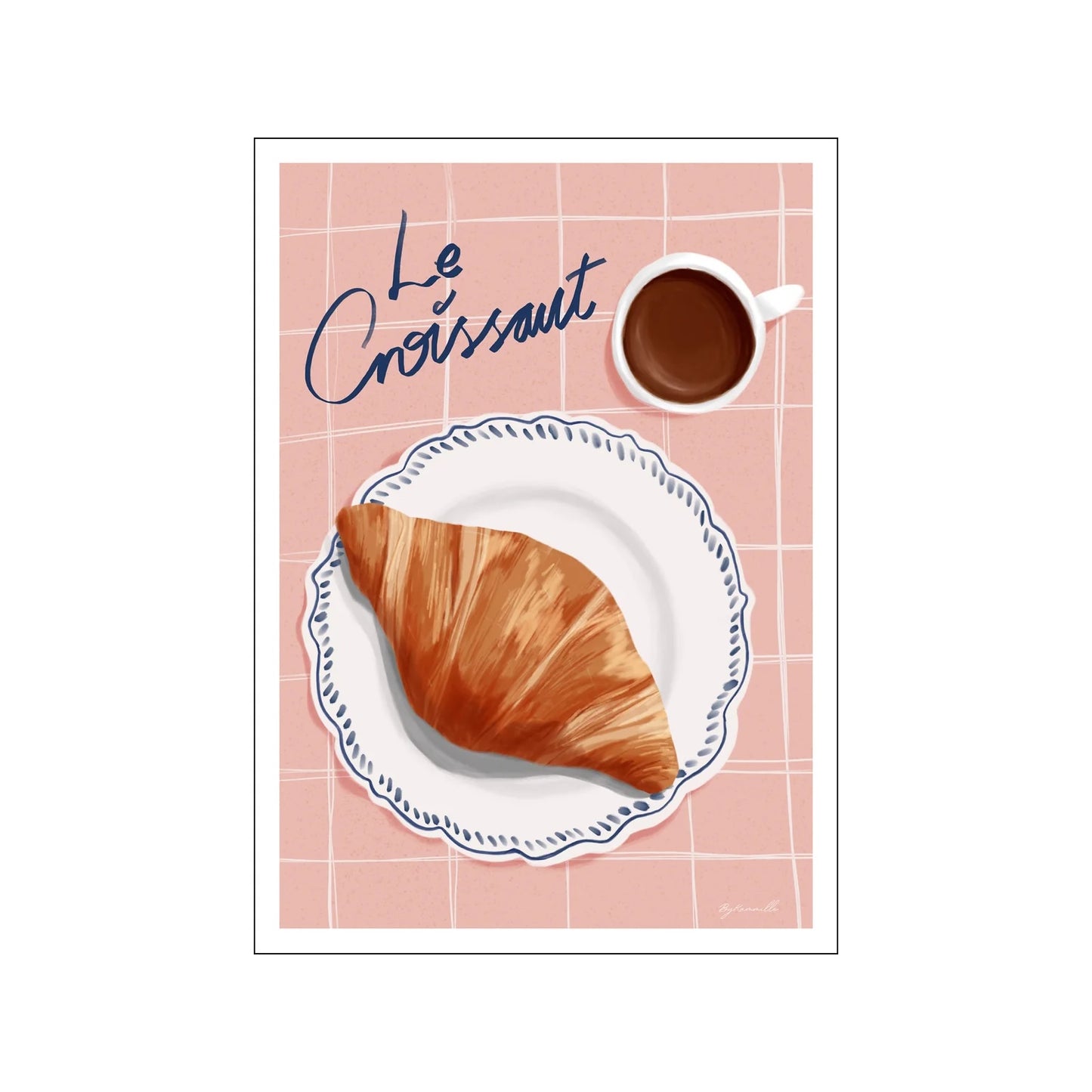 Le Croissant - 30 x 40 cm