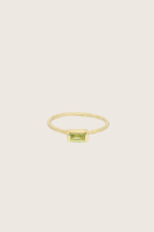 Sati Green Amethyst Ring