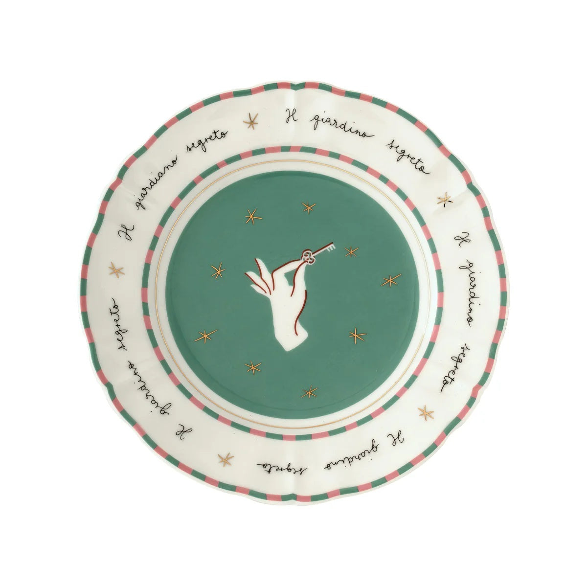 Hand-Patterned Porcelain Fruit Plate