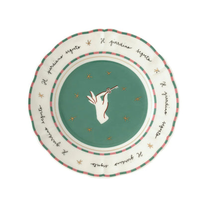 Hand-Patterned Porcelain Fruit Plate