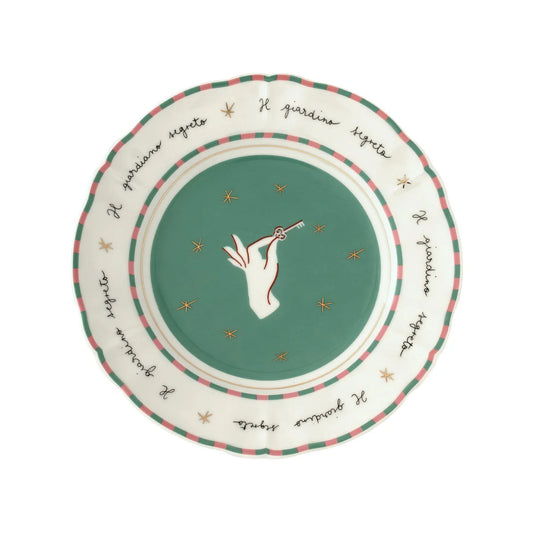 Hand-Patterned Porcelain Fruit Plate