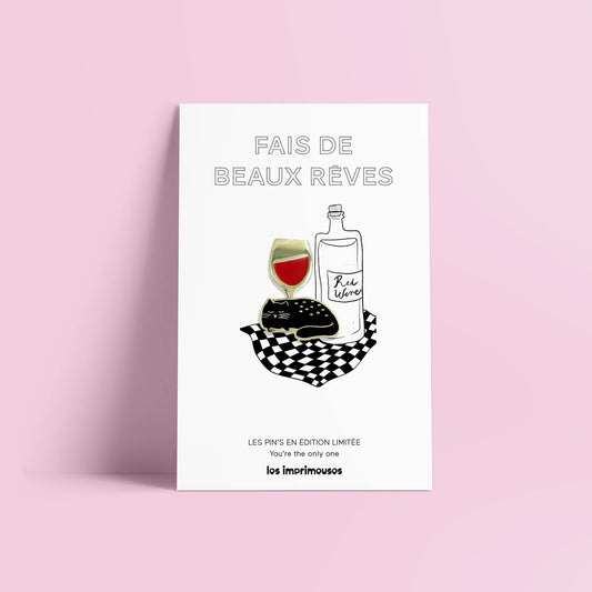 Fais de beaux rêves 黑貓紅酒徽章