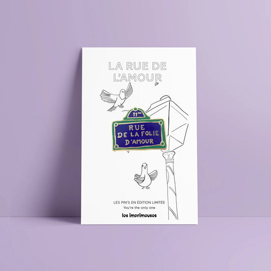 Rue de la Folie d’Amour 狂戀街牌徽章