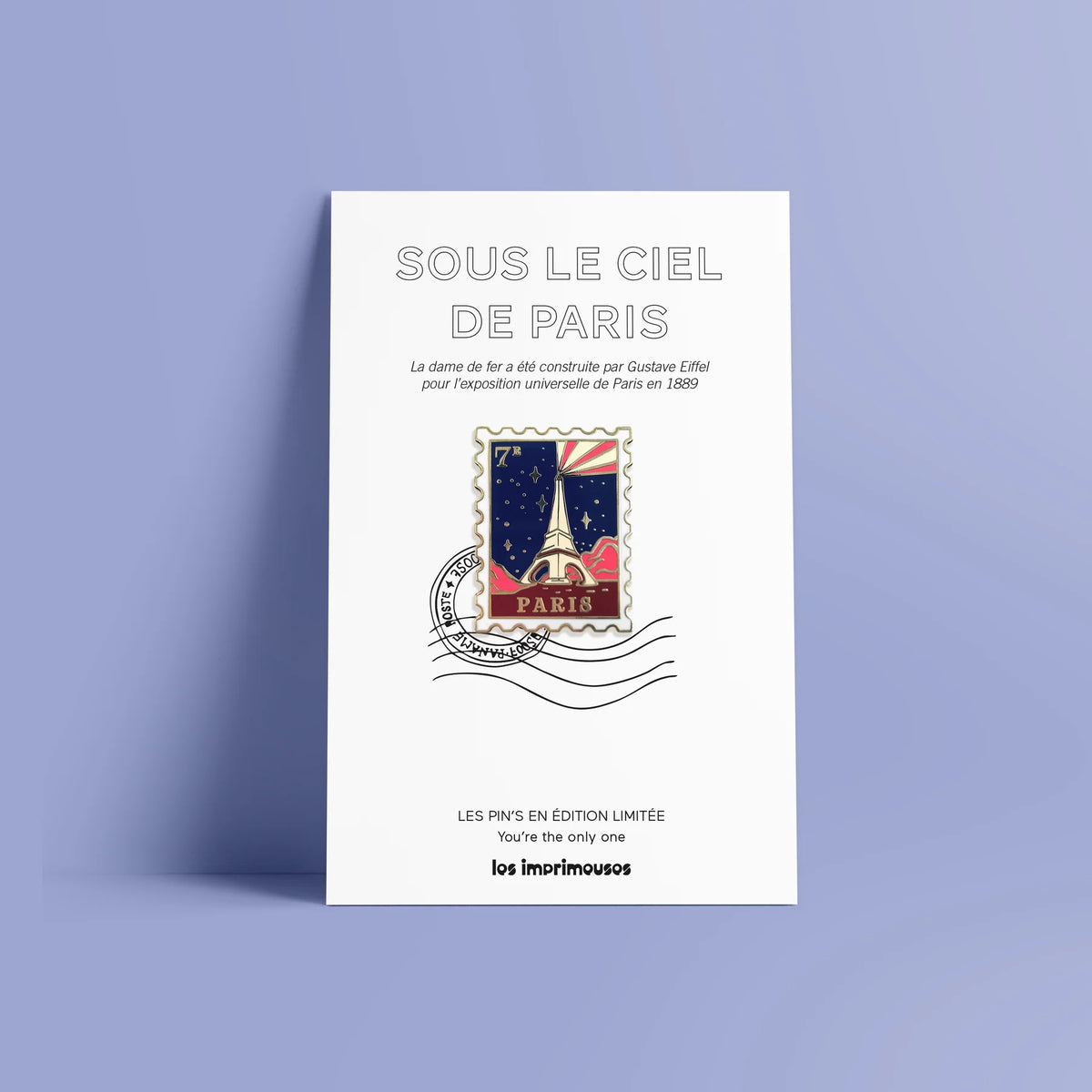 Sous le ciel de Paris 巴黎天空郵票徽章