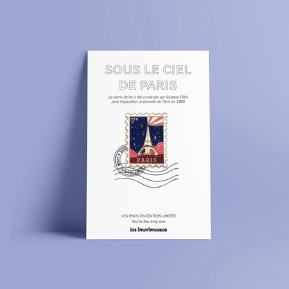Sous le ciel de Paris 巴黎天空郵票徽章