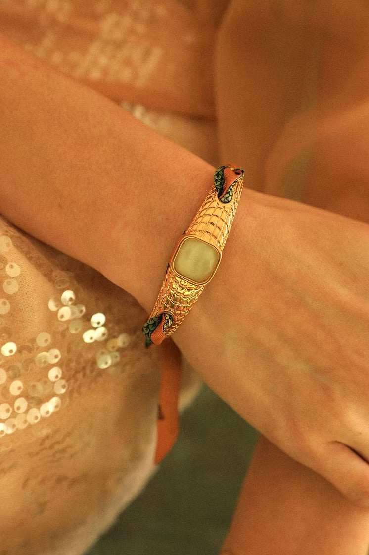 Sirene neutre Mermaid 1cm Ribbon Bracelet