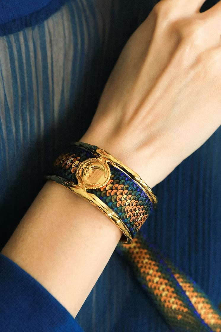 Sirene coloré Mermaid 2cm Ribbon Bracelet