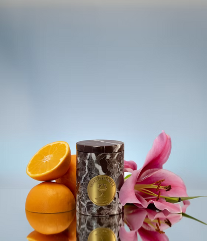 LIPARI Marble Candle