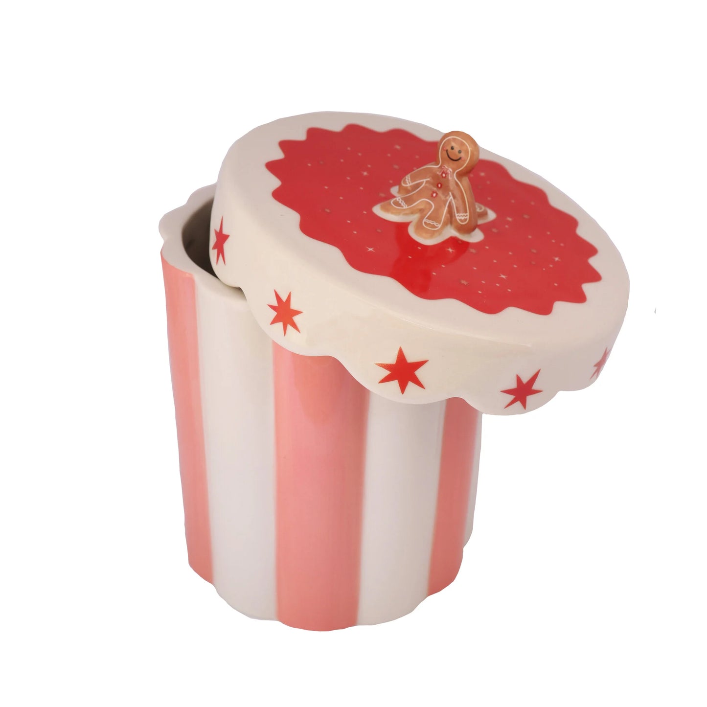 Gingerbread Man Storage Jar