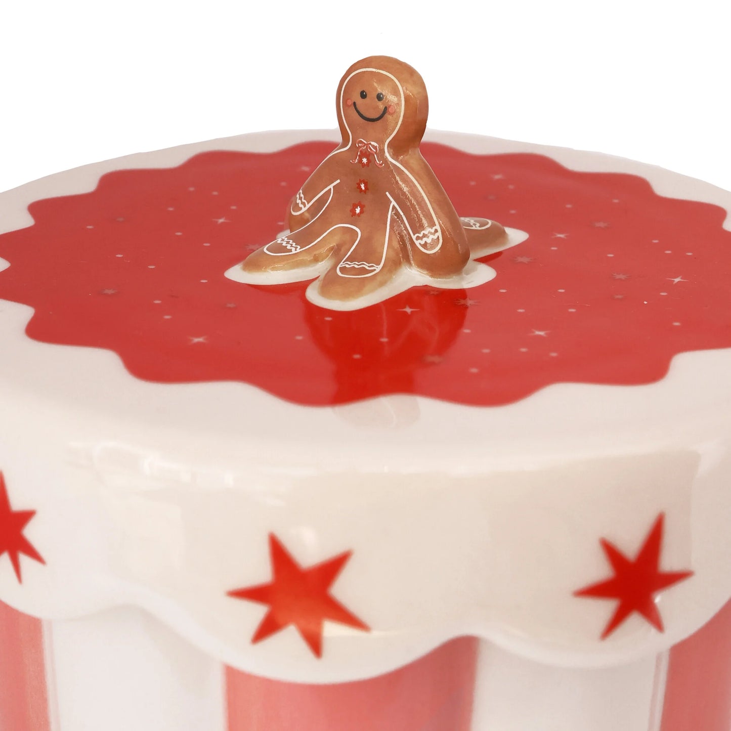 Gingerbread Man Storage Jar