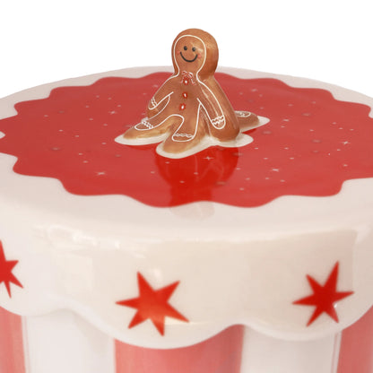 Gingerbread Man Storage Jar