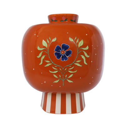 Striped Symbol Vase
