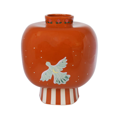 Striped Symbol Vase
