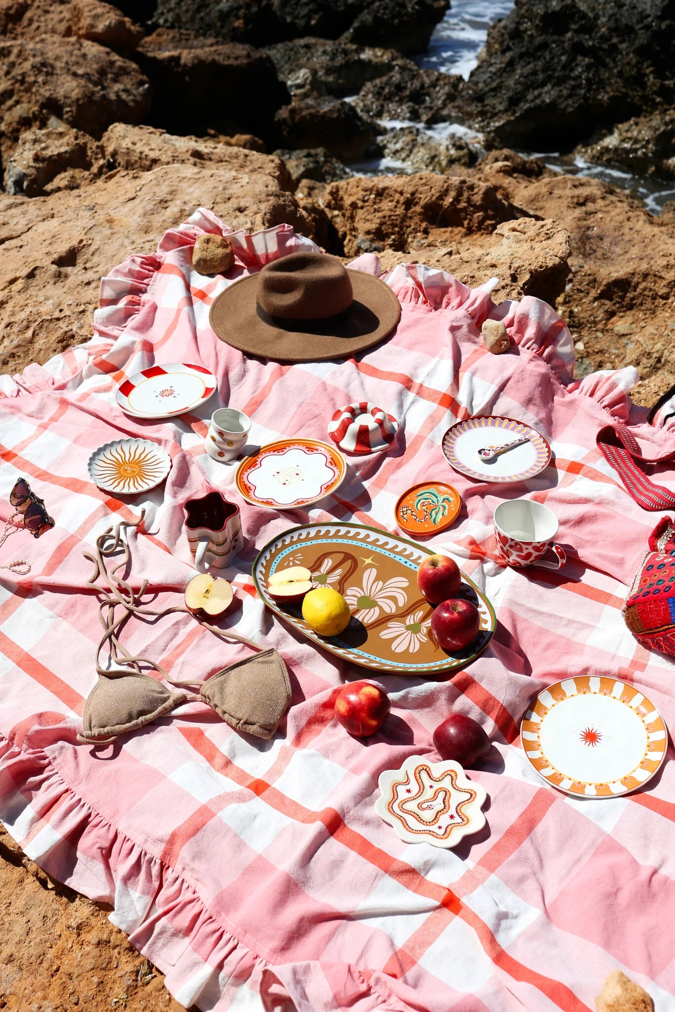 Sun Orange Plate
