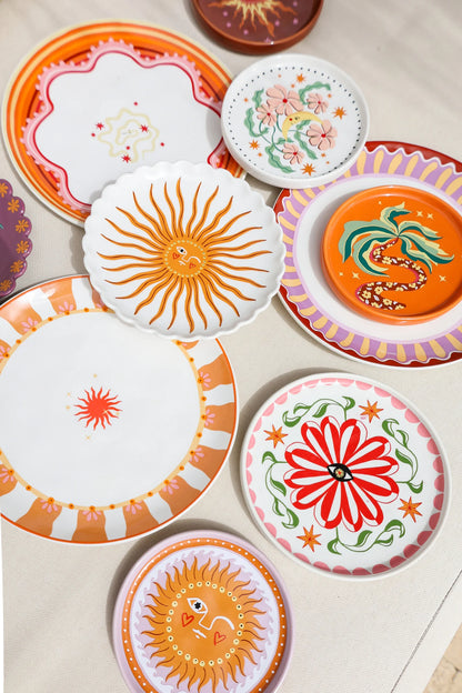 Sun Orange Plate