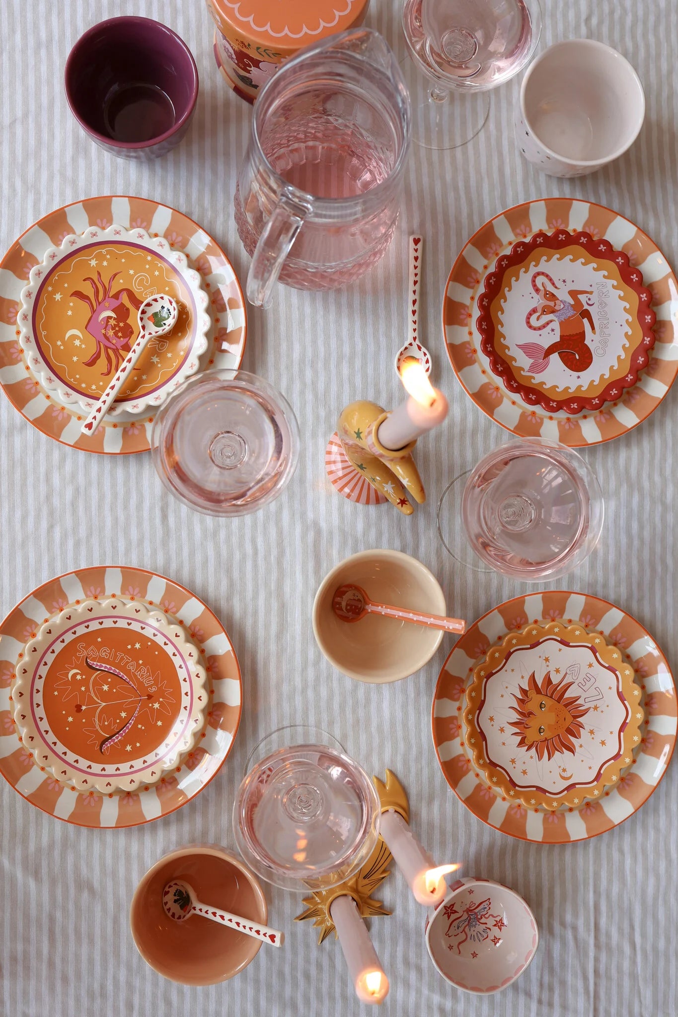 Sun Orange Plate