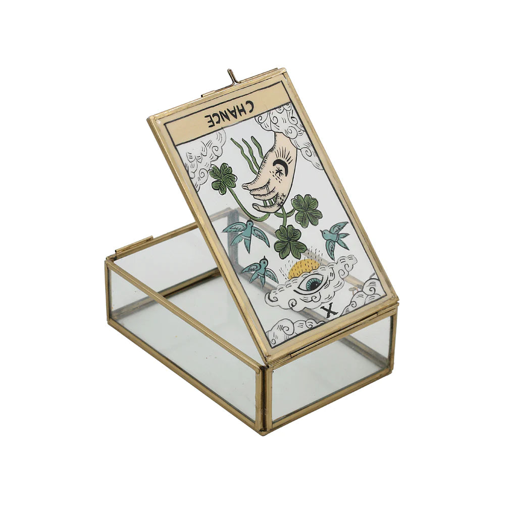 Chance Retro Glass Storage Box M