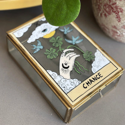 Chance Retro Glass Storage Box M