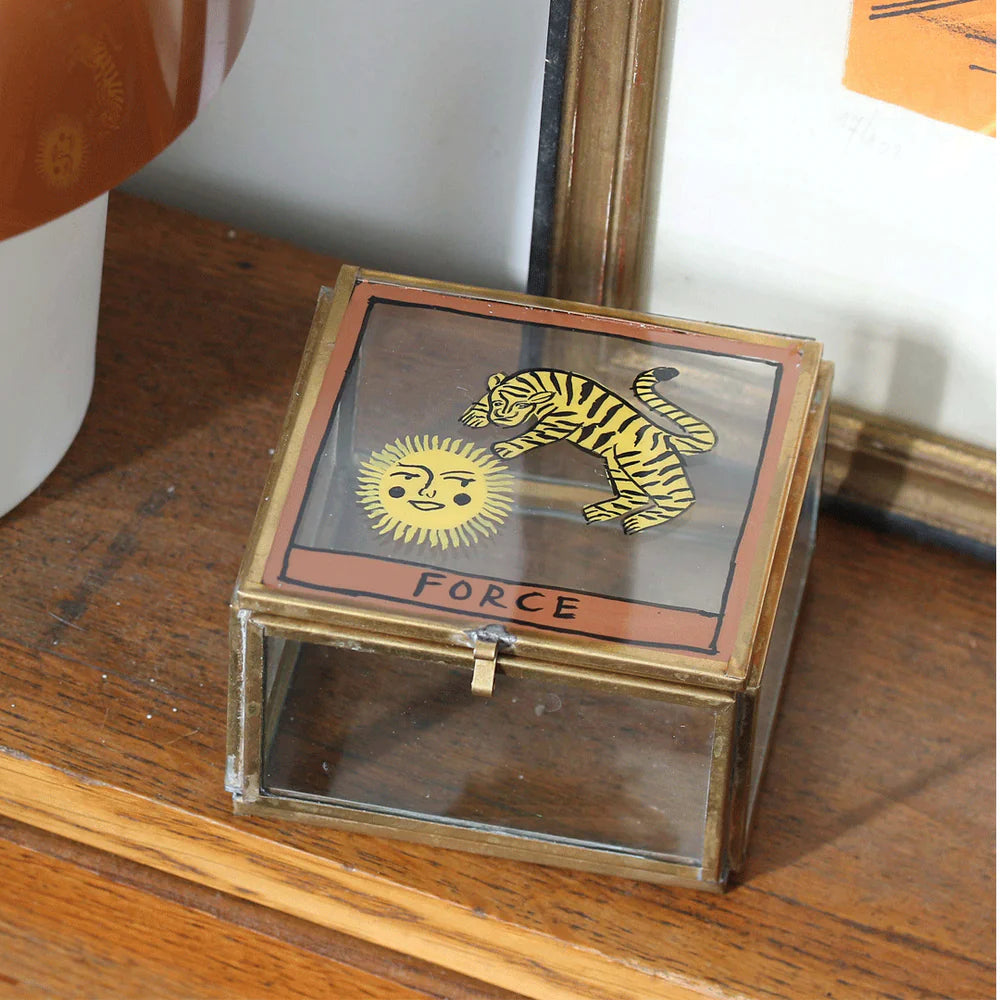Force Vintage Glass Storage Box S