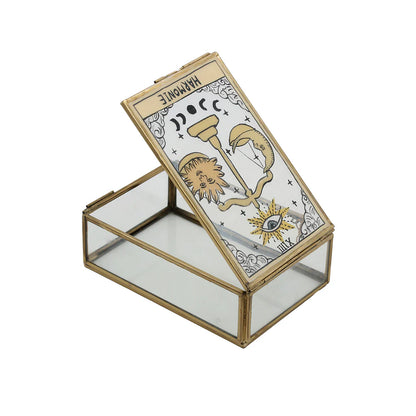 Harmonie Vintage Glass Storage Box M