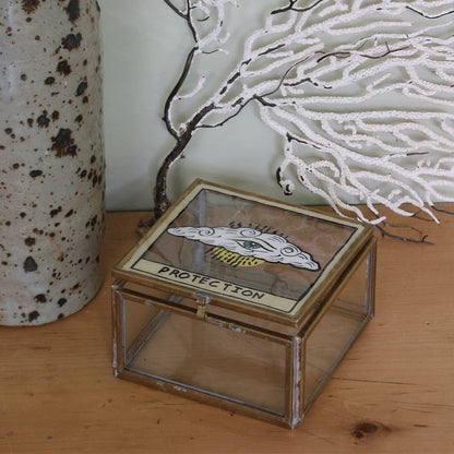 Protection Retro Glass Storage Box S