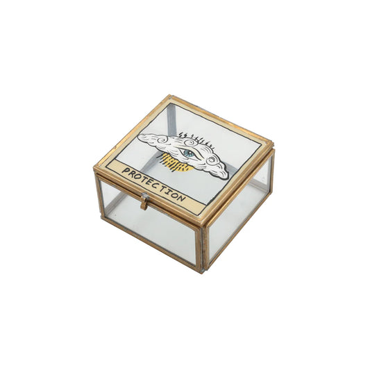 Protection Retro Glass Storage Box S