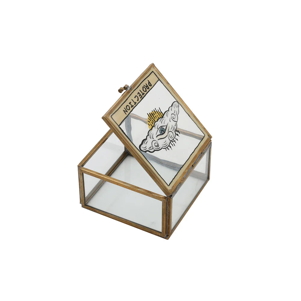Protection Retro Glass Storage Box S