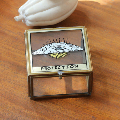 Protection Retro Glass Storage Box S