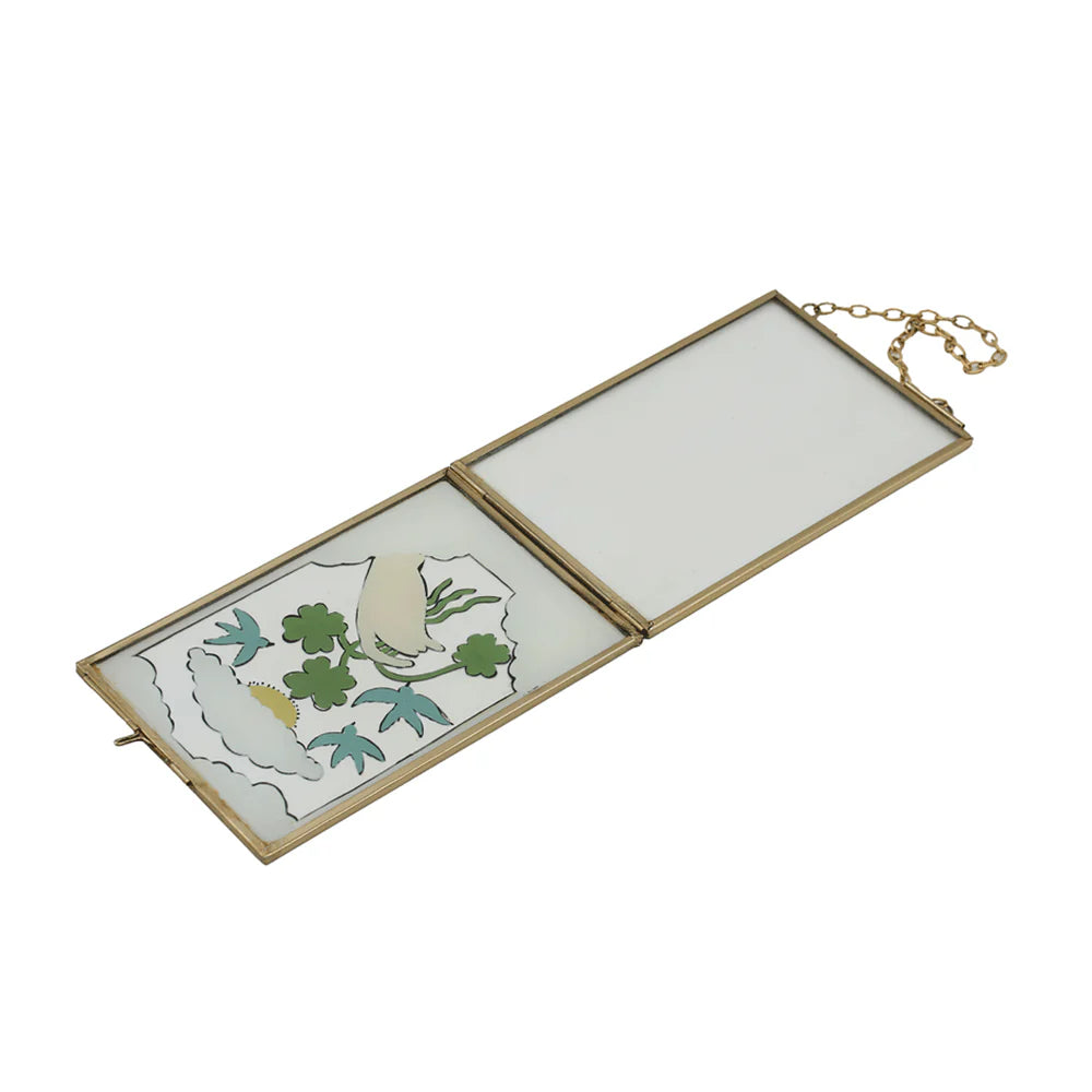 Chance Vintage Glass Double-Sided Ornament